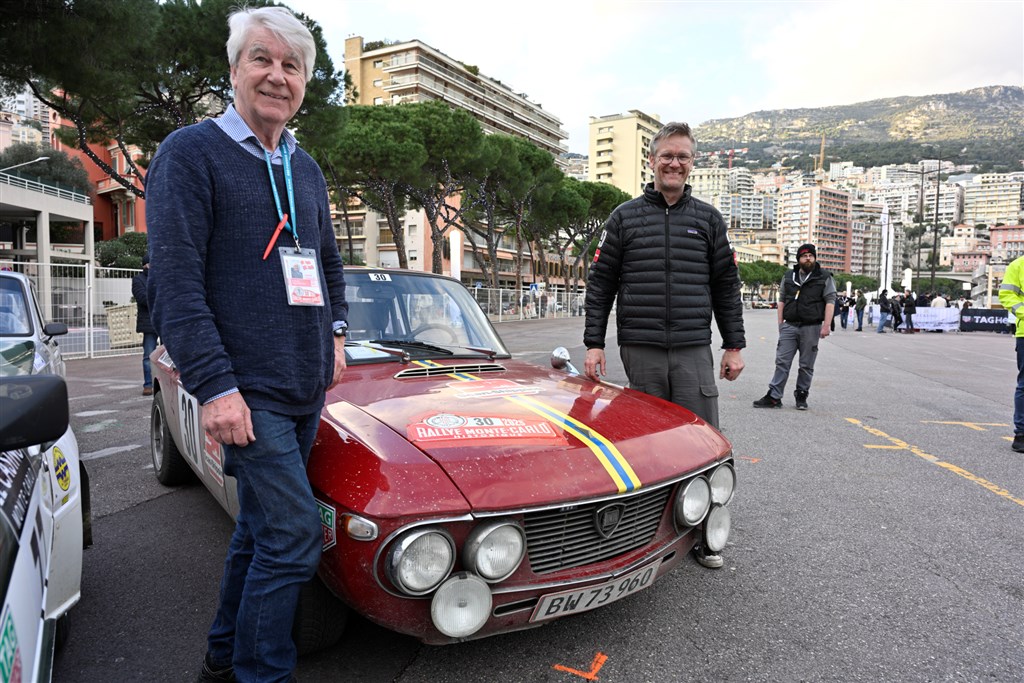 Otto Kristensen og Kenneth Kruse Simonsen på havnen i Monaco.
(Foto: Michael Eisenberg)